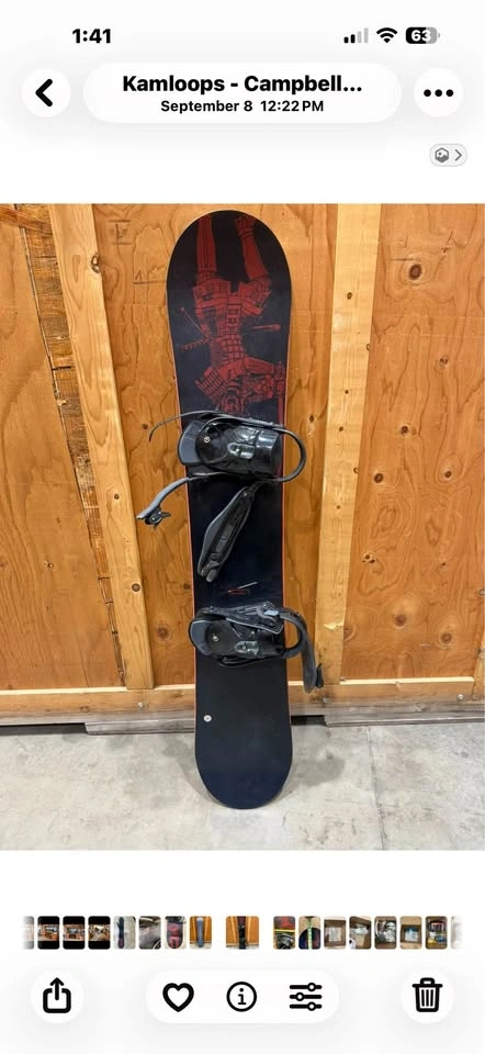 LTD Dare Snowboard & Carrying Case Package