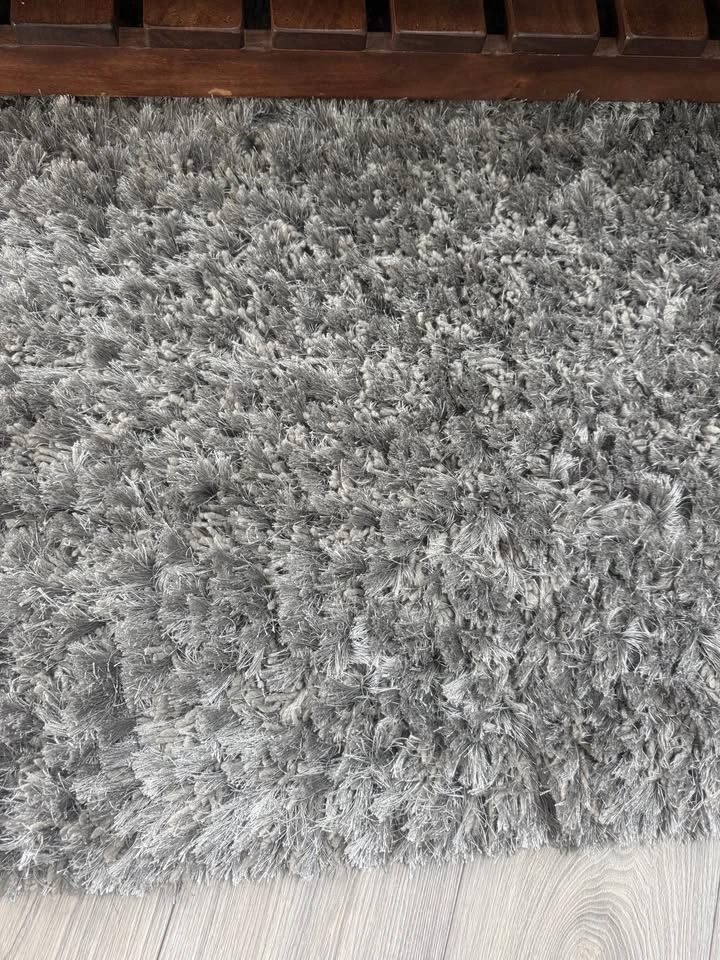 8 x 10 Grey Shag Rug - photo 4
