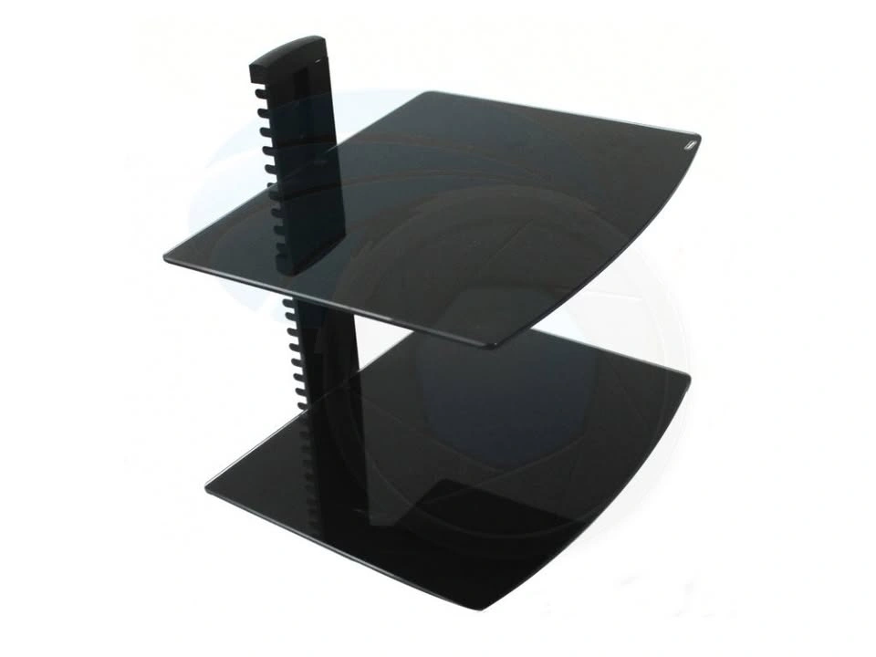 Adjustable 2 Shelf for DVD Player Cable Box Receiver Gaming Cons - photo 4