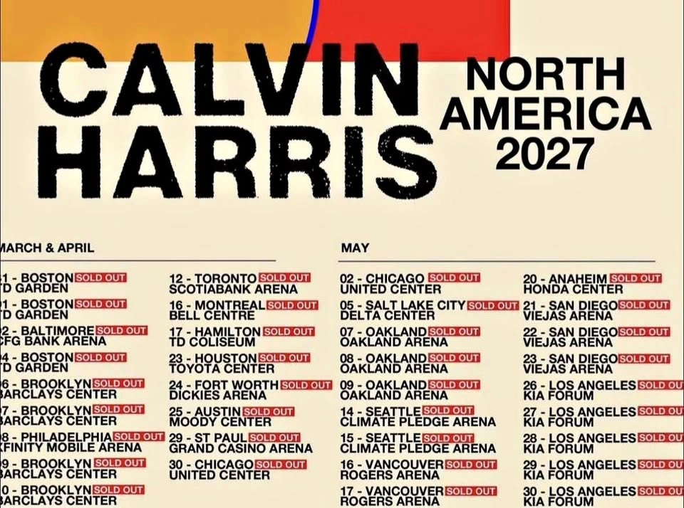 Calvin Harris Toronto (Read Description)