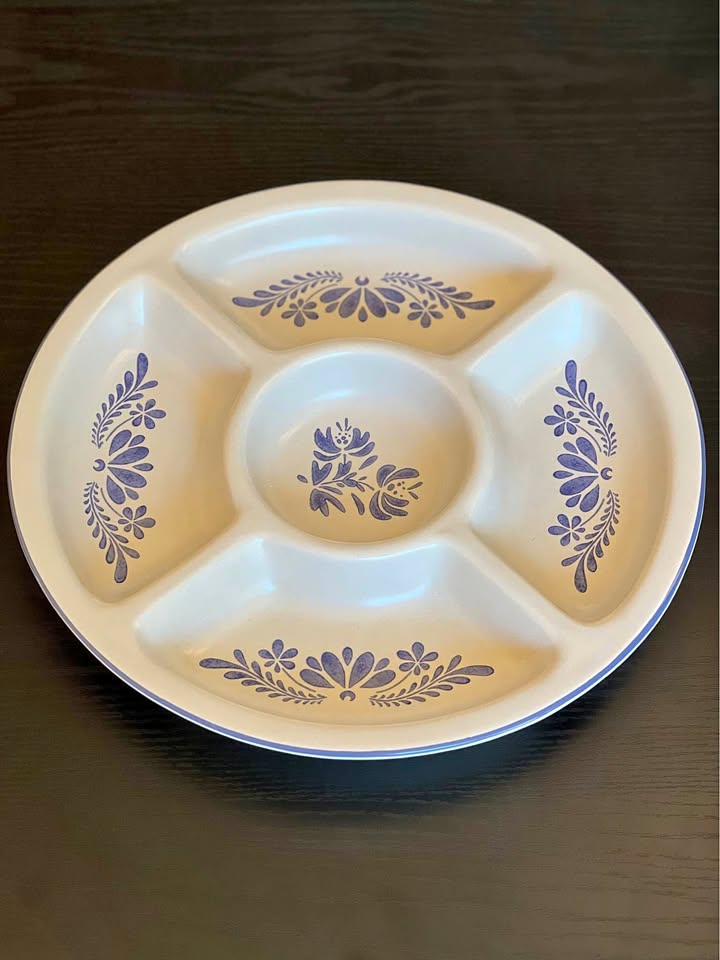 Pfaltzgraff Yorktowne 5 Part Relish Platter