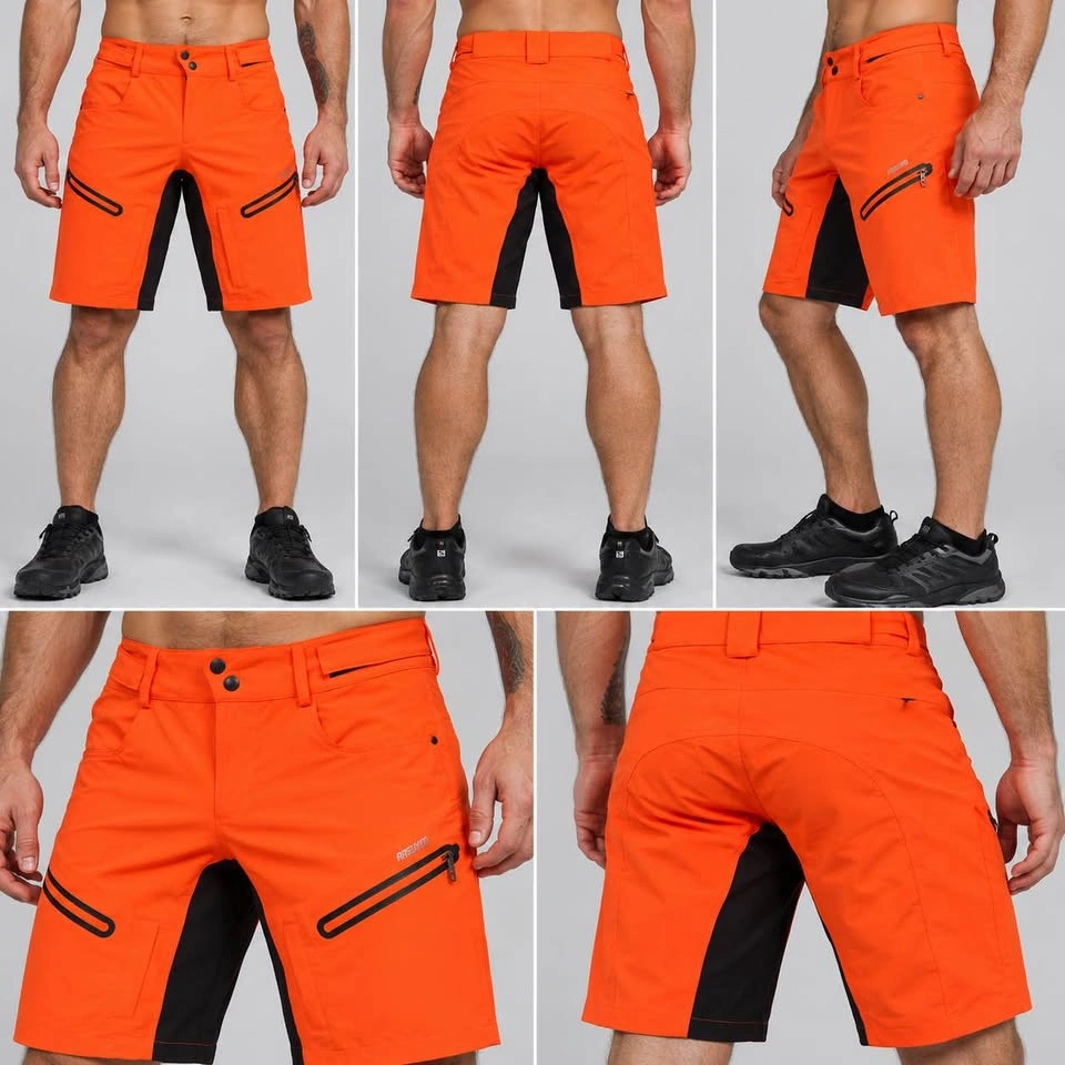 Arsuxeo Orange Cycling Shorts - photo 2