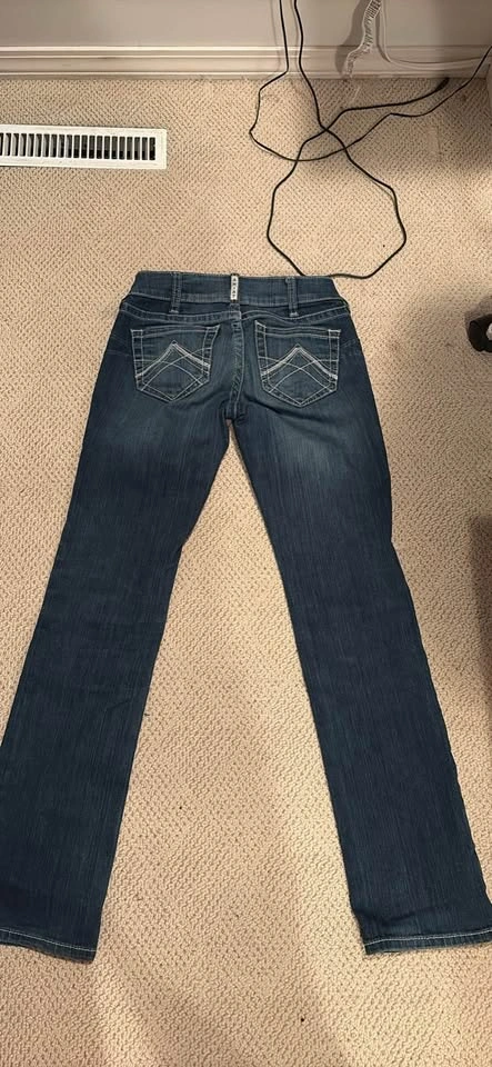 Ariat R.E.A.L. Mid Rise Straight Jeans Size 26R - photo 2