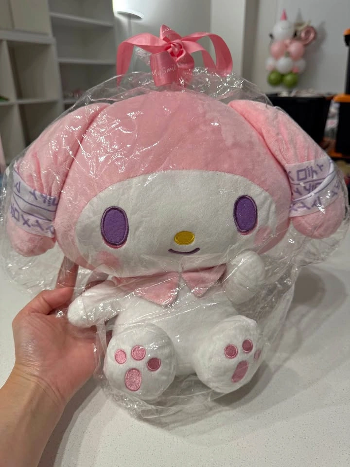 Brand New Official Sanrio My Melody Ribbon Plush Doll