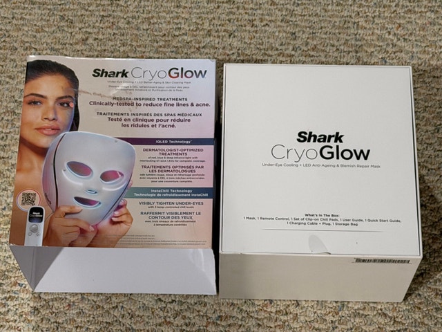BRAND NEW Shark CryoGlow Light Therapy LED Mask - photo 2
