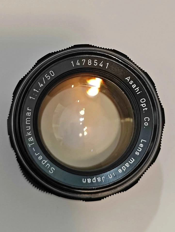 Asahi Super-Takumar 50mm f/1.4 - Rare 8-Element M42 Lens