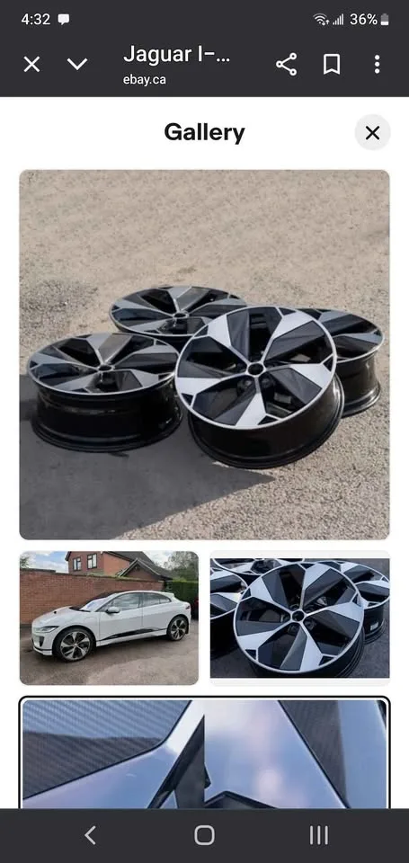 2019 Jaguar OEM 22 Carbon Rims image indicator(9)