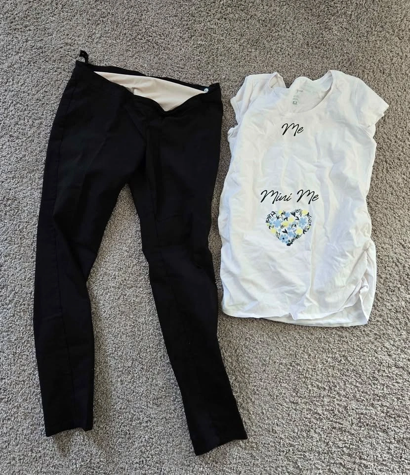 Maternity Clothes Bundle - 8 Pieces, Size L - photo 2