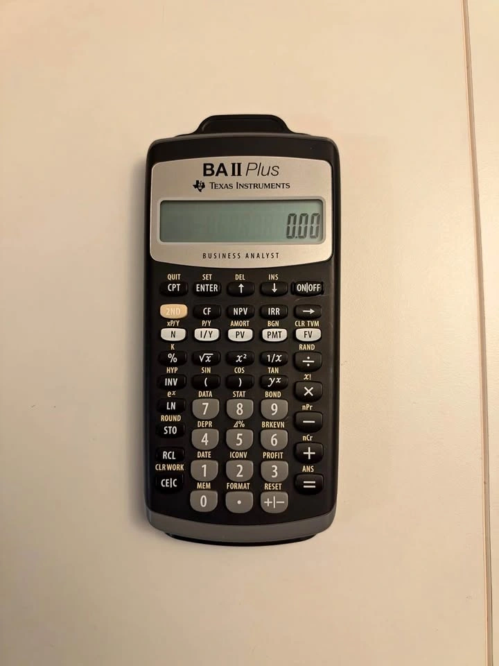 Financial Calculator Texas Instruments BA II Plus
