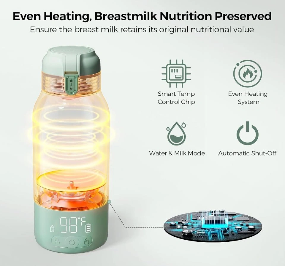 Momcozy Portable Bottle Warmer for Breast Milk - photo 2