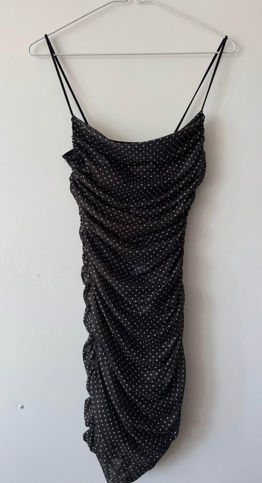 poka dot body con dress - photo 3