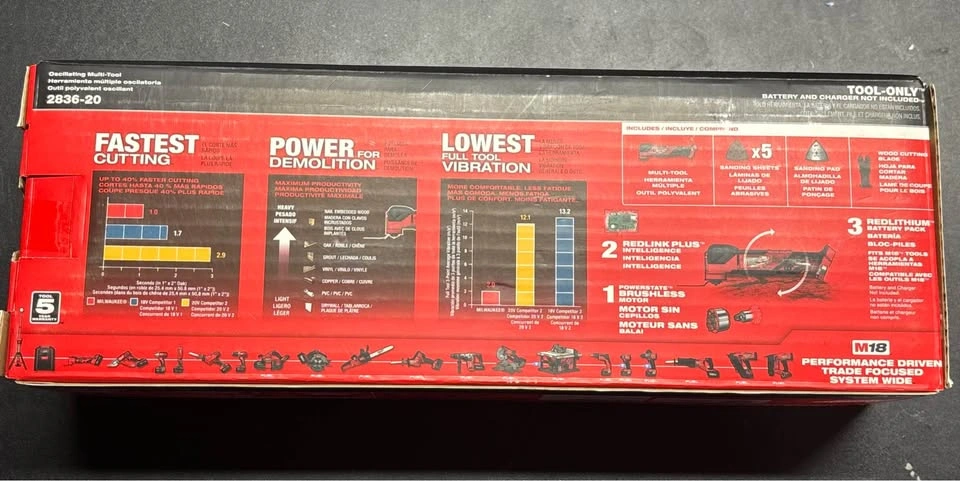 Milwaukee M18 FUEL Oscillating Multi-Tool 2836-20 - photo 3