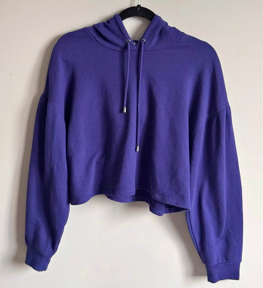 Purple Cropped Hoodie – Wild Fable – Size Large