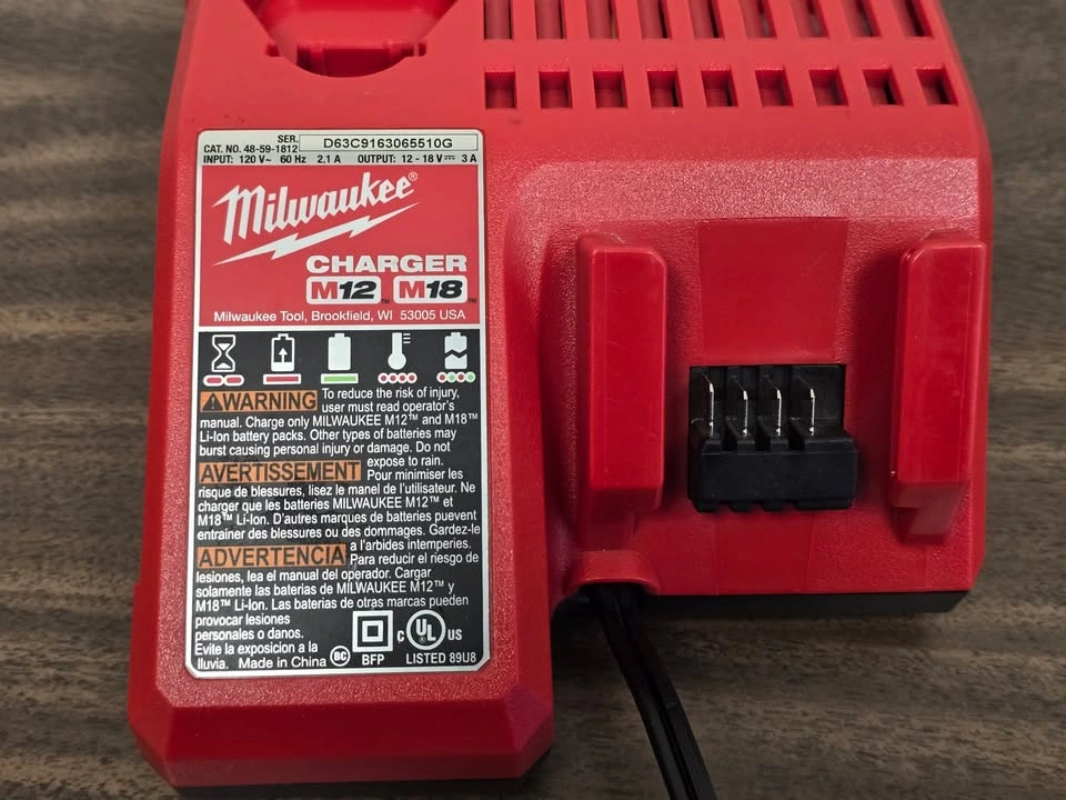 Milwaukee M12/M18 Multi-Voltage Battery Charger (48-59-1812) - photo 2