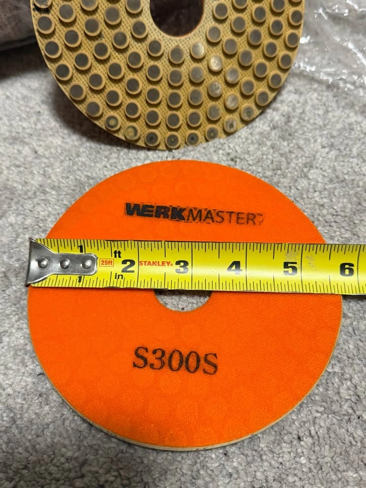 WerkMaster S300S Diamond Polishing Pads (5.5") 30 pieces - photo 2