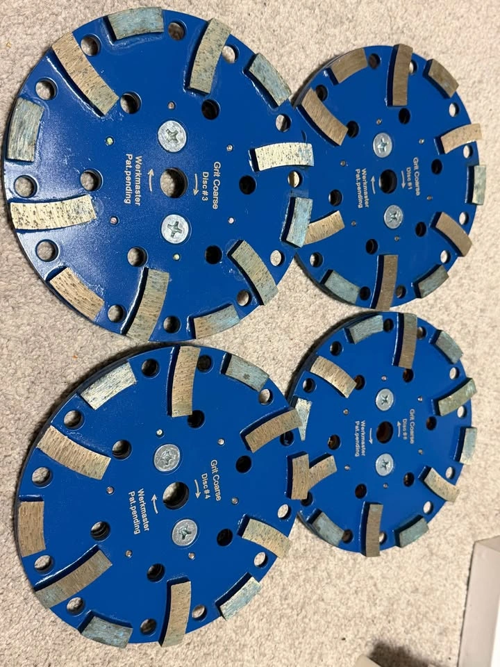 WerkMaster Coarse Diamond Grinding Discs (6.5”) - photo 2