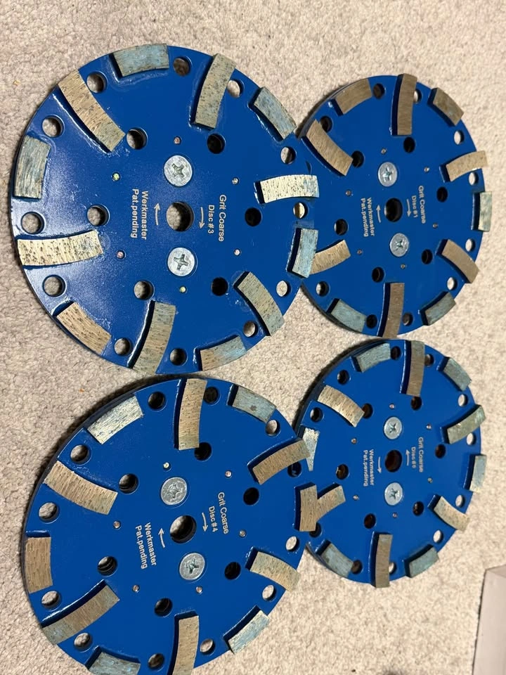 WerkMaster Coarse Diamond Grinding Discs (6.5”) - photo 3