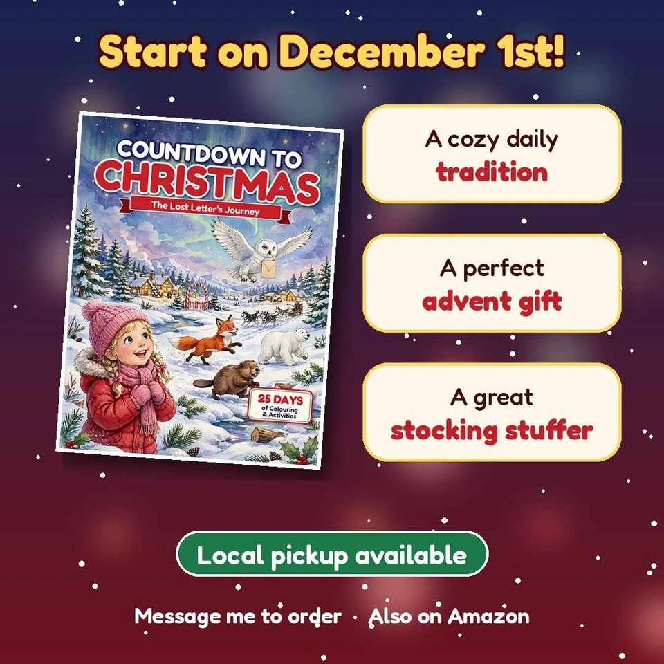 Brand New - Christmas Countdown Colouring & Activity Book - photo 5