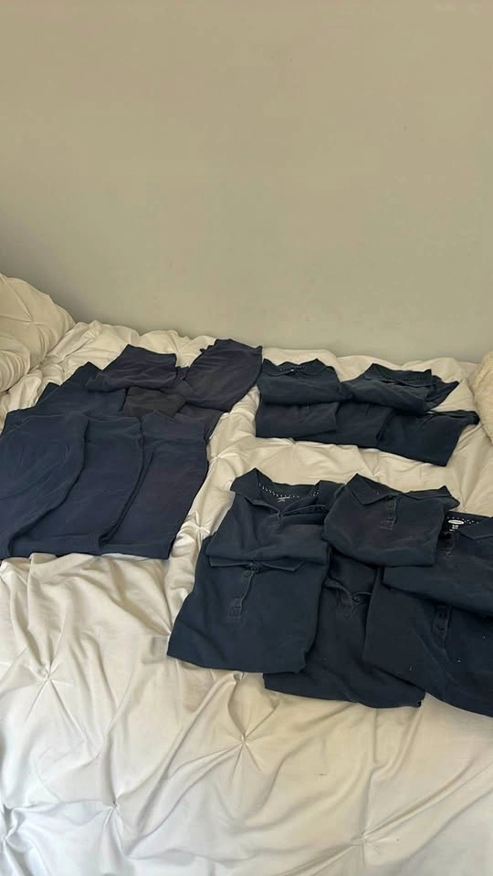 Old Navy School Uniform Polo Shirts and Pants - Navy Blue