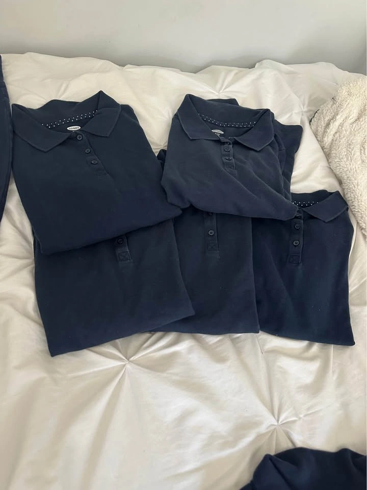 Old Navy School Uniform Polo Shirts and Pants - Navy Blue - photo 3
