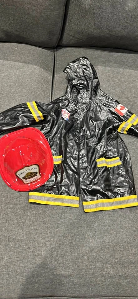 Kids Firefighter Costume with Helmet