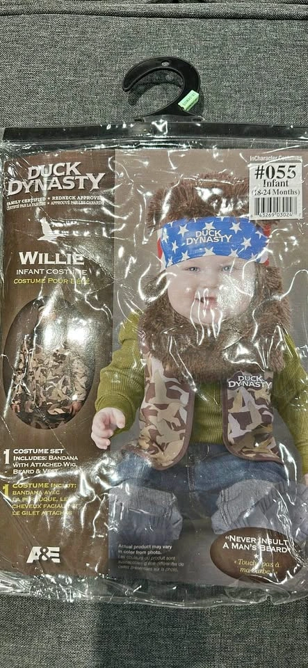 Duck Dynasty Willie Infant Costume 18-24 Months