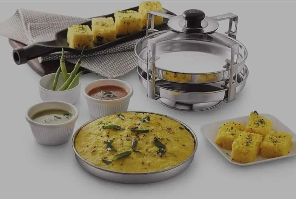 Komal Dhokla Stand - 3 Plates image indicator(2)