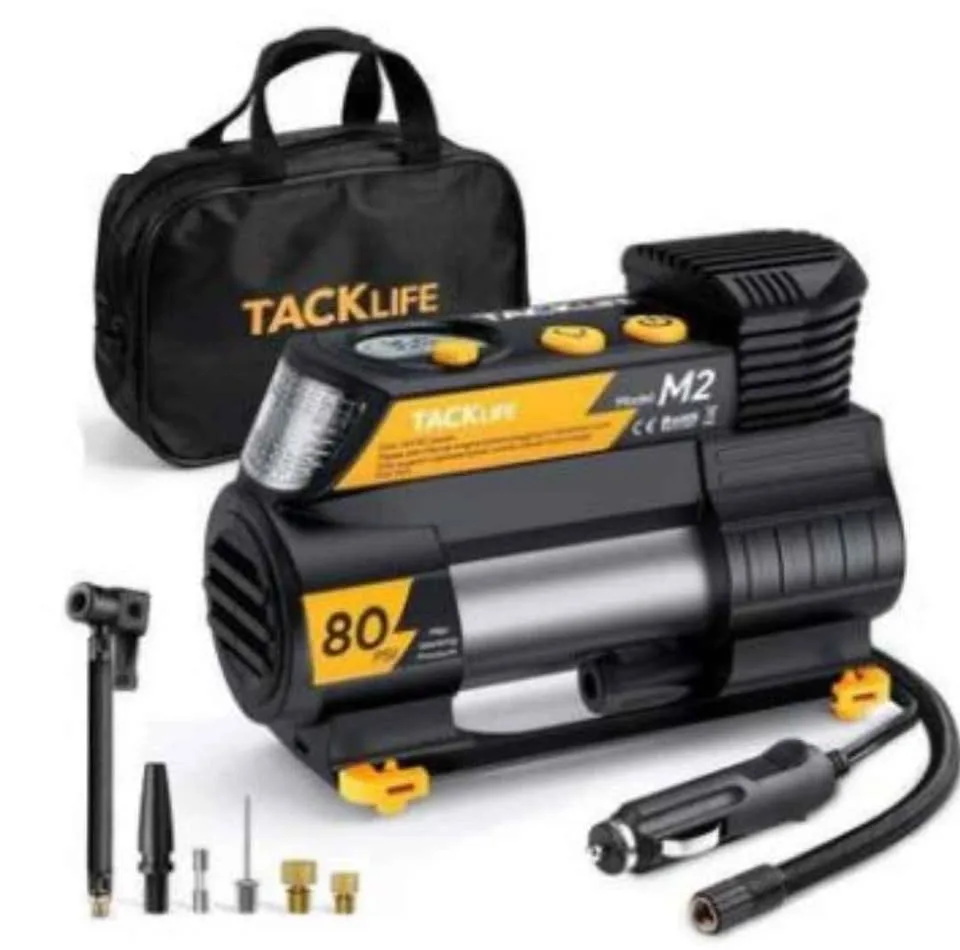 120W Rechargeable Portable Air Compressor Tire inflator image indicator(2)