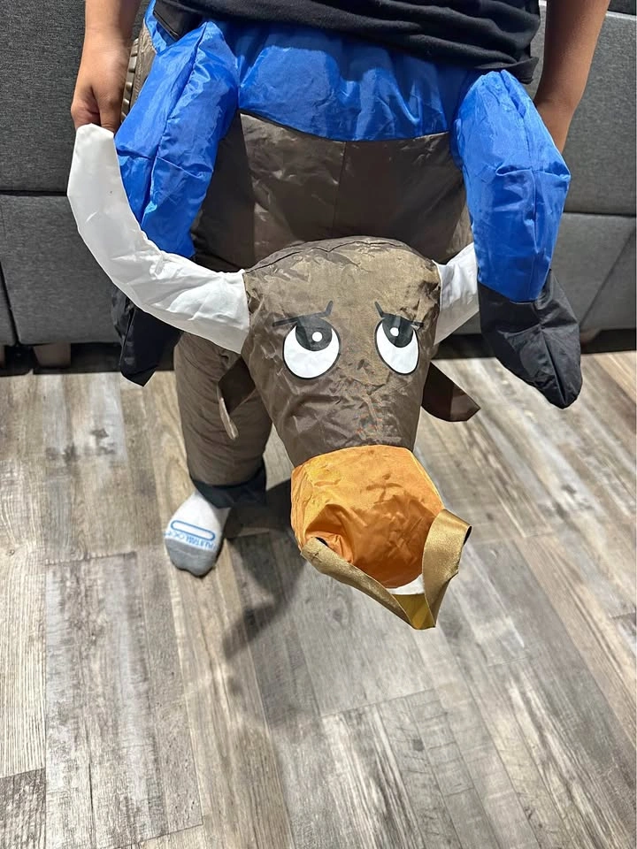 Inflatable Bull Rider Costume