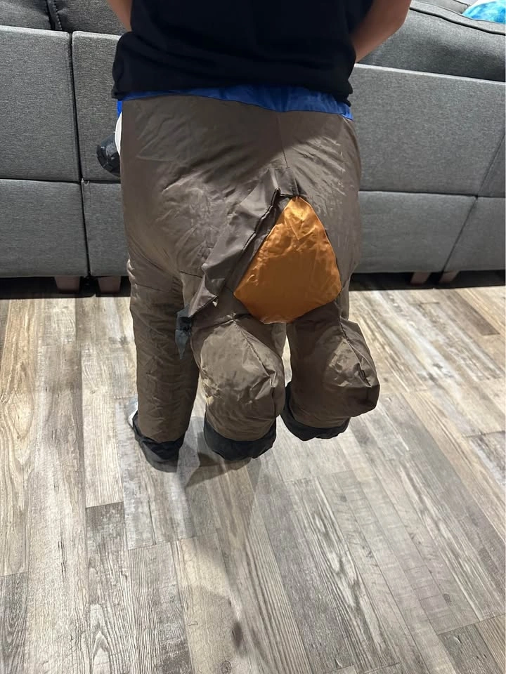 Inflatable Bull Rider Costume - photo 3
