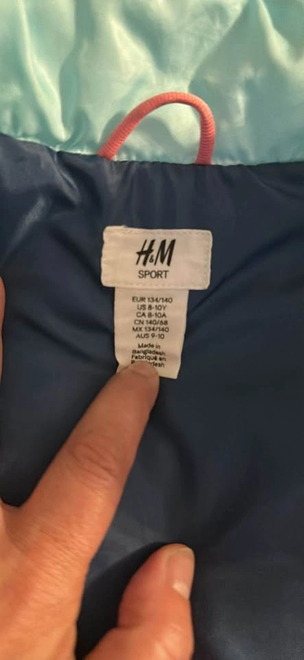 H&M Sport Kids Puffer Vest Size 8-10Y - photo 2