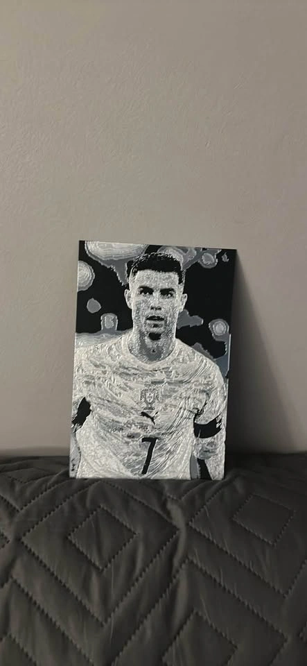 Cristiano Ronaldo high-detail 3D printed portrait - photo 3