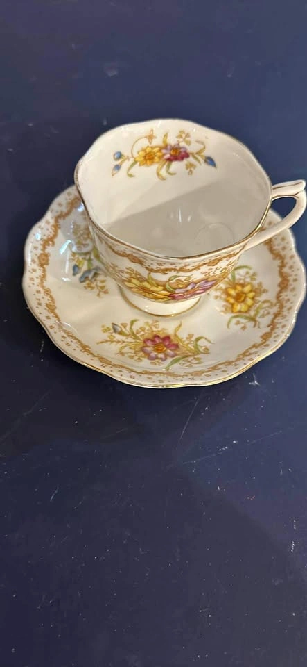Royal Albert Gem Bone China Tea Cup and Saucer