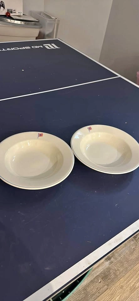 Dunn, Bennett & Co Ltd US Lines Soup Bowls - Set of 2