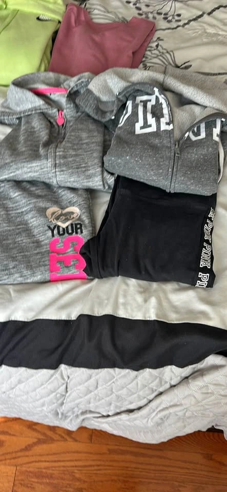 PINK and Nike girls Hoodie and Leggings Bundle