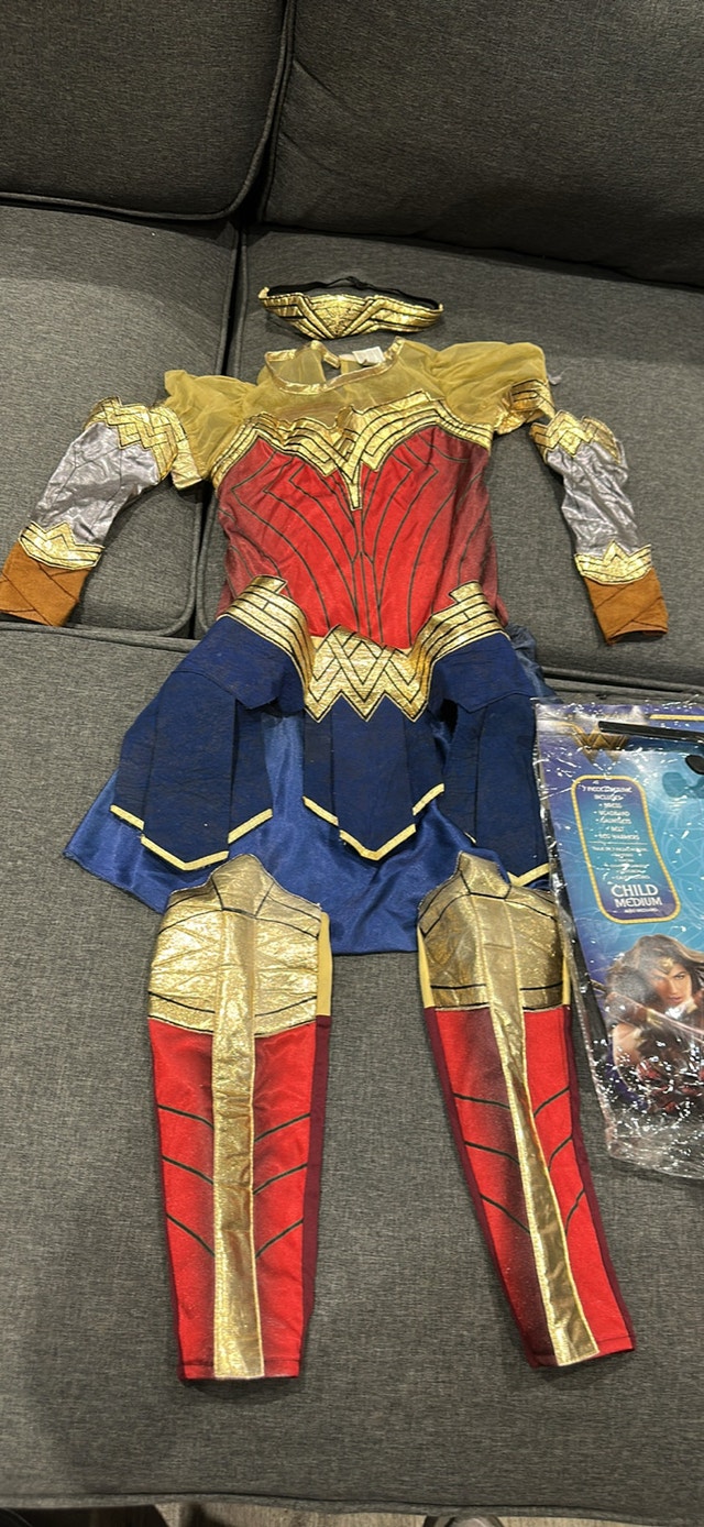 Wonder Woman Child Costume Medium