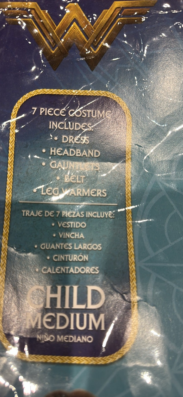 Wonder Woman Child Costume Medium - photo 4