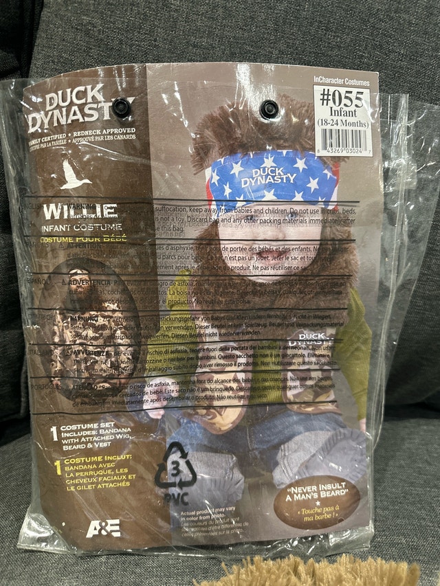 InCharacter Costumes Duck Dynasty Infant Willie Costume