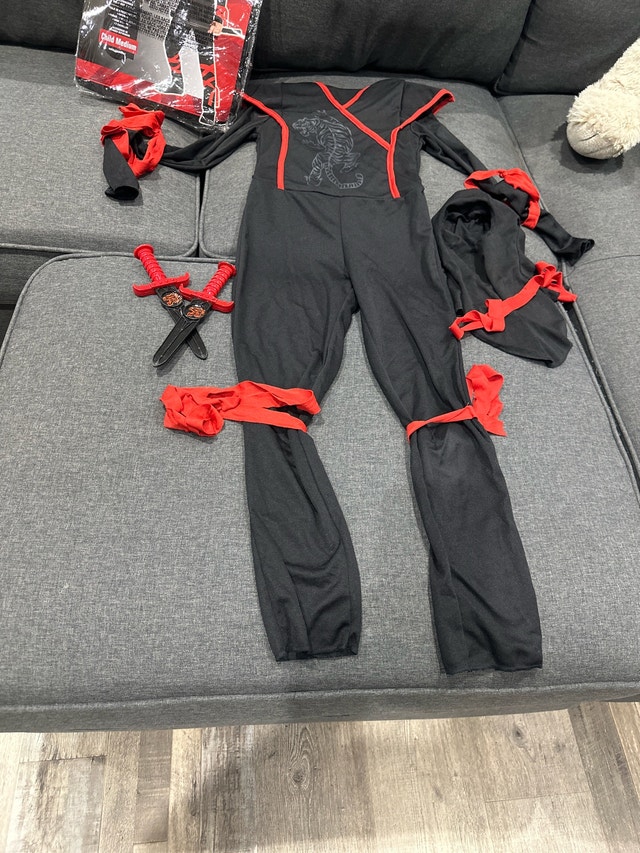 Shadow Ninja Costume Child Medium - photo 2