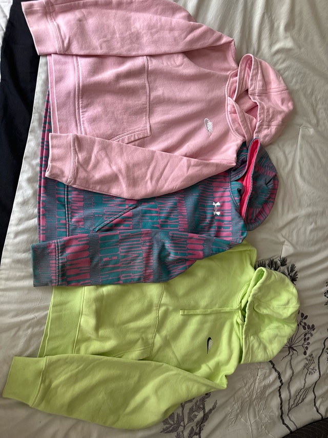 Nike and Under Armour Youth Hoodies