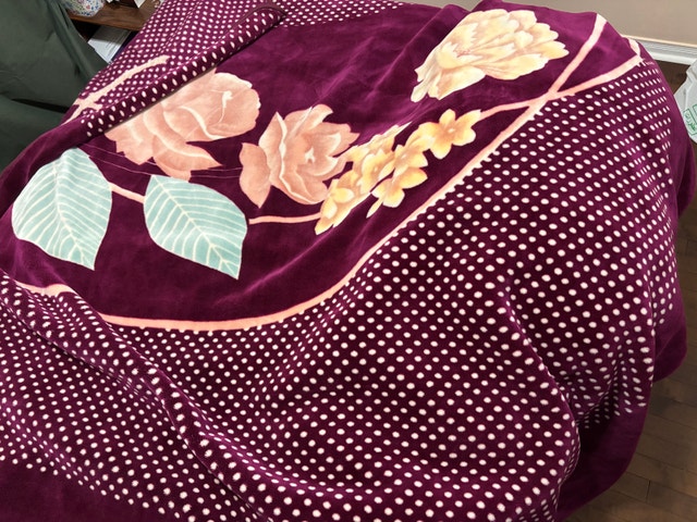 Floral Plush Blanket