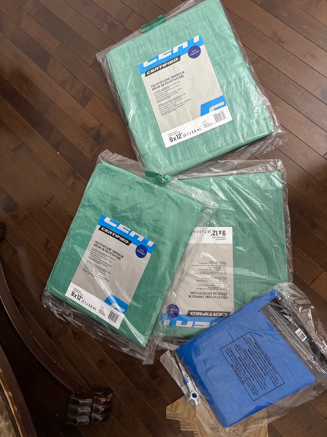 Certified Polyethylene Tarpaulins 9x12