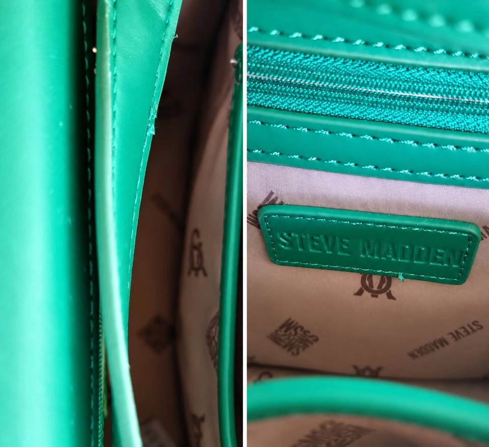Steve Madden Crossbody Bag – Emerald Green, Gold Chain - photo 5