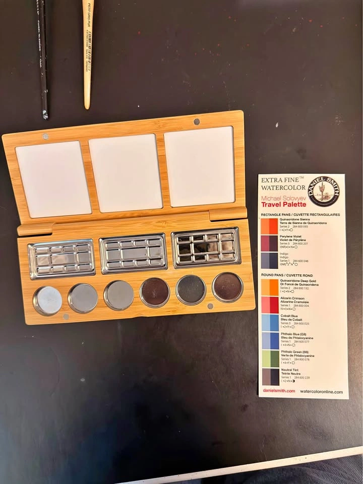 Watercolour Travel Palette - ECO palette
