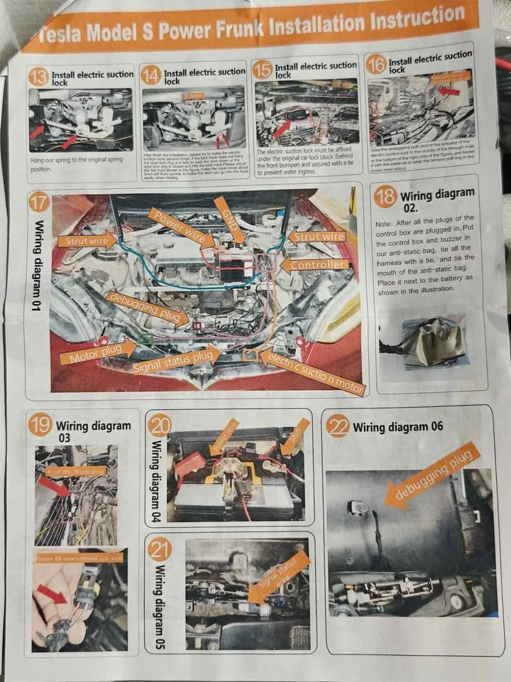 Hannshow Tesla Model S Power Frunk/Trunk (New/Open box) image indicator(5)