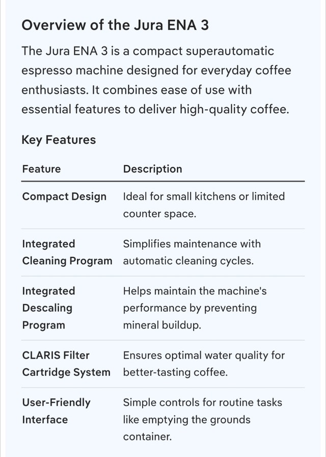 Jura ENA 3 Super-automatic espresso machine - photo 3