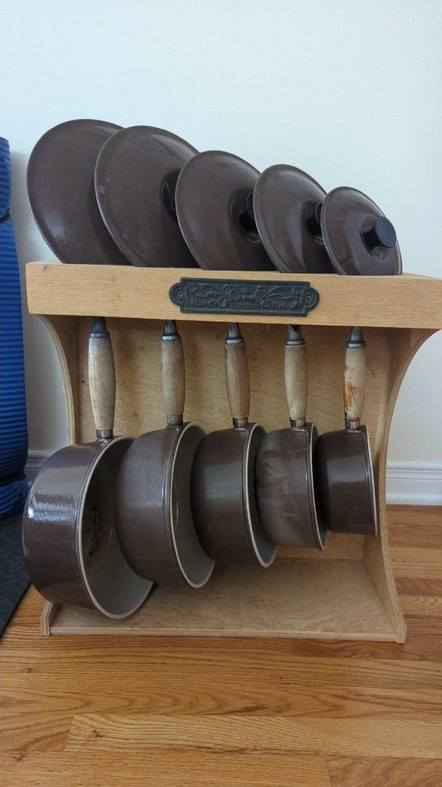 COMPLETE Vintage Set of Le Creuset Pots