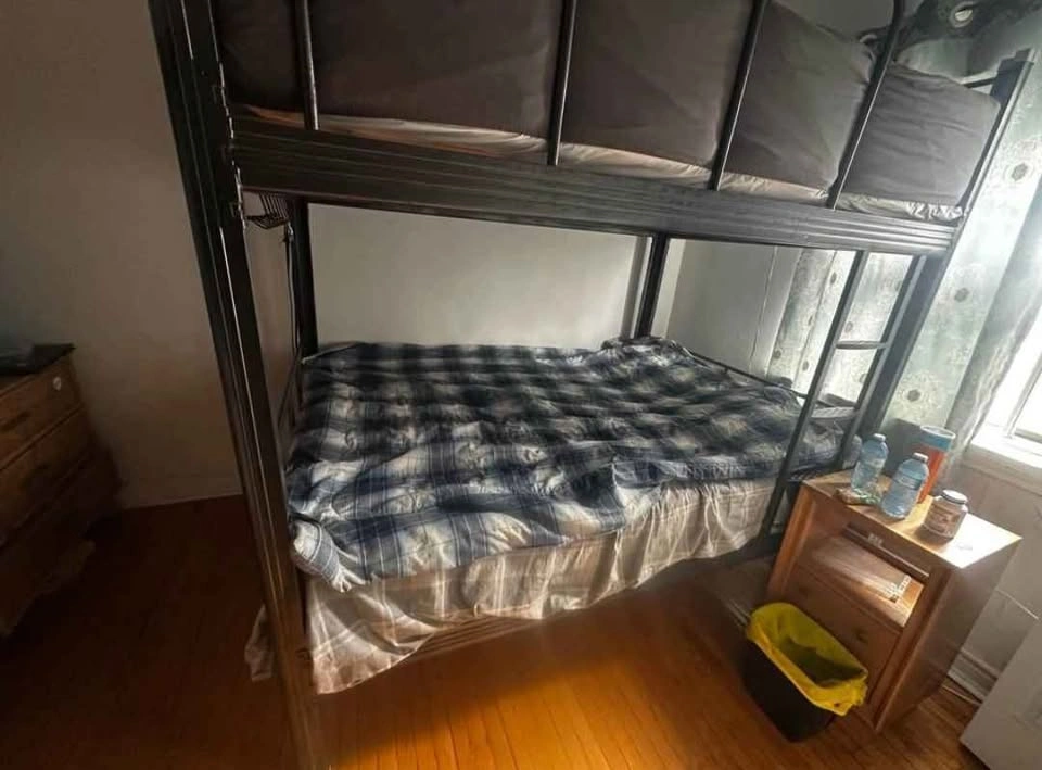 Metal Double Bunk Bed Frame - photo 2