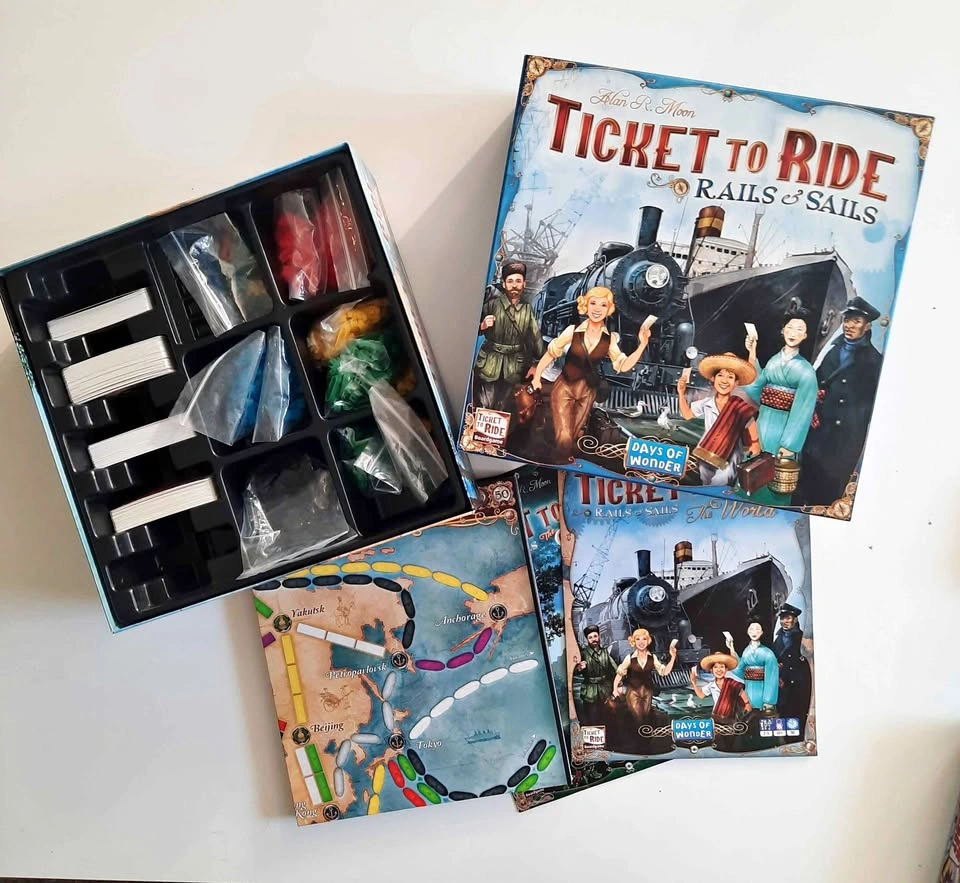 Ticket to Ride: Rails & Sails Board Game