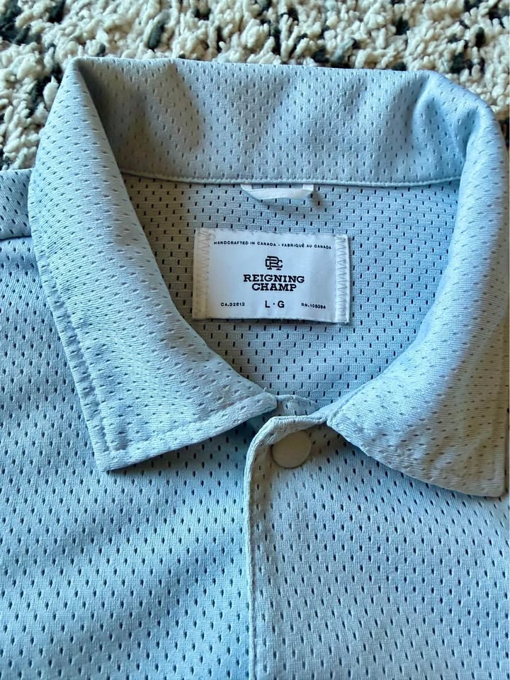 Reigning Champ Mesh Jersey Polo - photo 3